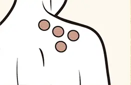 【はがれにくい、目立ちにくい】